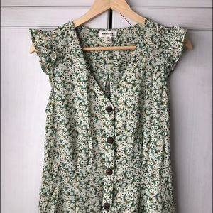 Floral Button Down Summer Dress